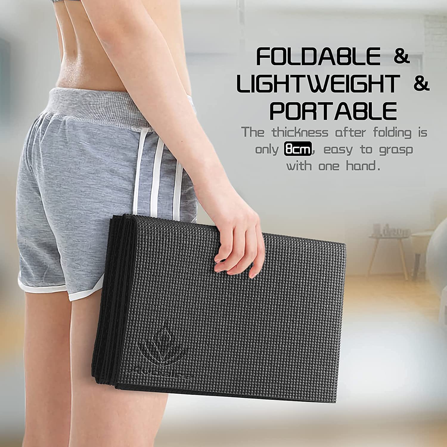 Foldable & Compact  Yogamat 3mm-New Style