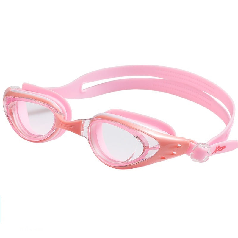Swimming Goggles with UV Protection & Anti-Fog   (Electric-Blue/Pink)