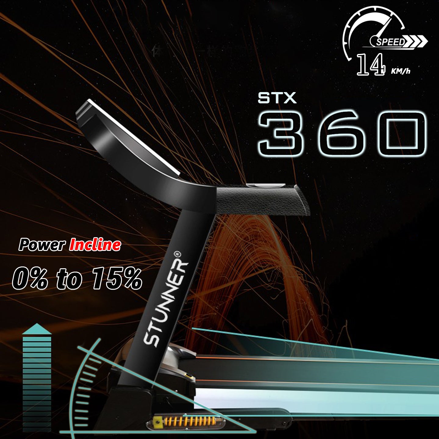 STX-360 Motorised Treadmill
